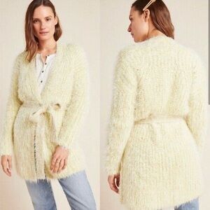 Anthropologie Larkin Shimmer Cardigan Sweater